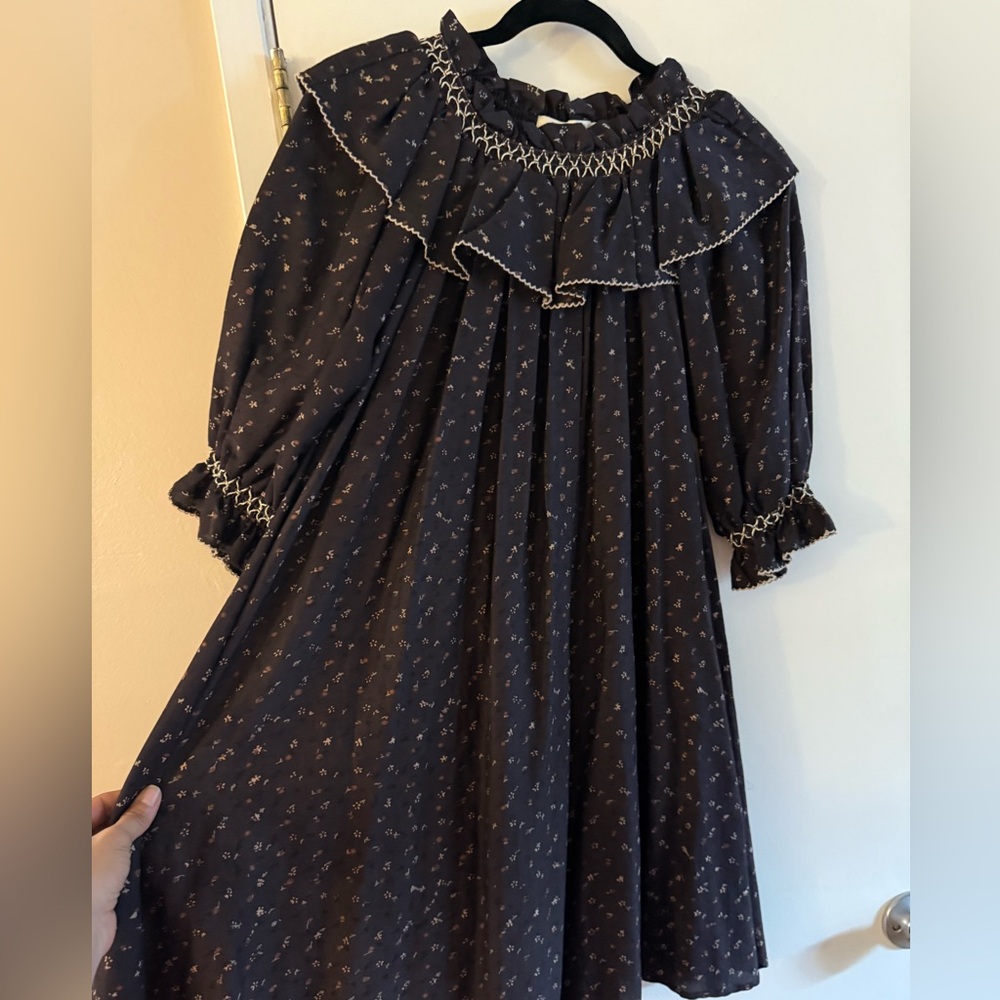 Christy Dawn Macy Dress in Noir Ditsy - Picture 4 of 10